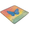 thumbnail image 7 of WOBOGO Blue Butterfly Baby Playmats Extra Large Waterproof Rollable Activity Pads for Toddlers 50×50inch, 7 of 7