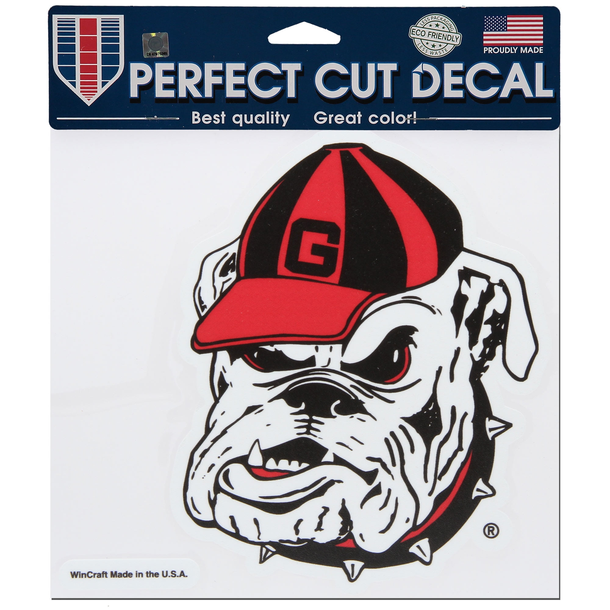 Georgia Bulldogs WinCraft 8'' x 8'' Color Car Decal - Walmart.com