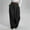 Black, variant on Women's Baggy Jogging Bottoms Wide Leg Pants High Waist Elastic Casual Suit Chic Loose Fit Outdoor Straight Trousers With Pockets