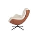 thumbnail image 4 of Sillón Giratorio Individual Moderno para Sala y Recamara Diseño Ergonómico Premium| Cómodo y Elegante Tapizado Moderno con Base Naranja, 4 of 6