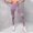 Pink, variant on LVHAOGJOB Womens Yoga Pants Full Length High Waisted Leggings Workout Stretchy Solid Pants for Ladies