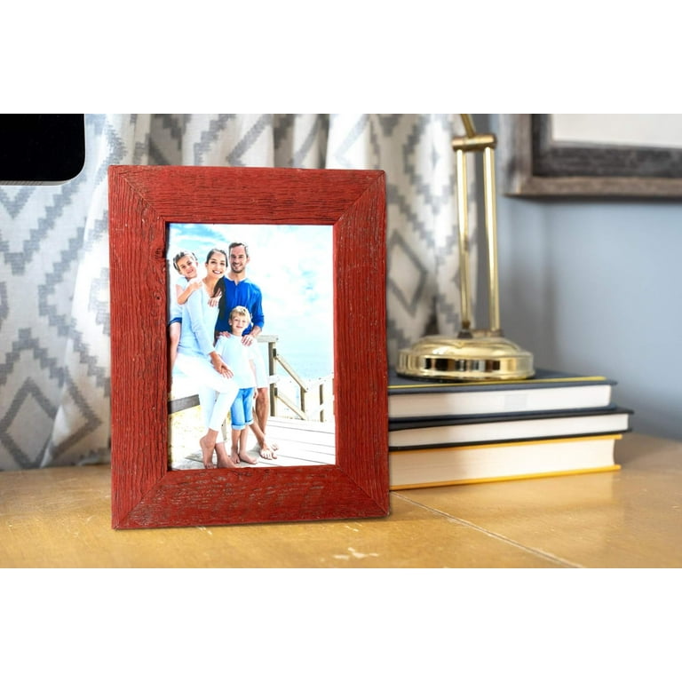 8” X 10” Rustic Farmhouse Red Wood Frame 8” X 10” Rustic Farmhouse Red Wood Frame