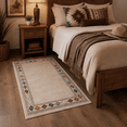 thumbnail image 2 of RUG ROBOT 3x5 Area Rugs for Living Room, Washable Modern Bordered Machine Bedroom Rug, Carpet Soft Non Slip Rugs for Bedroom Laundry Entryway Rug Modern Home Decor, 2 of 8
