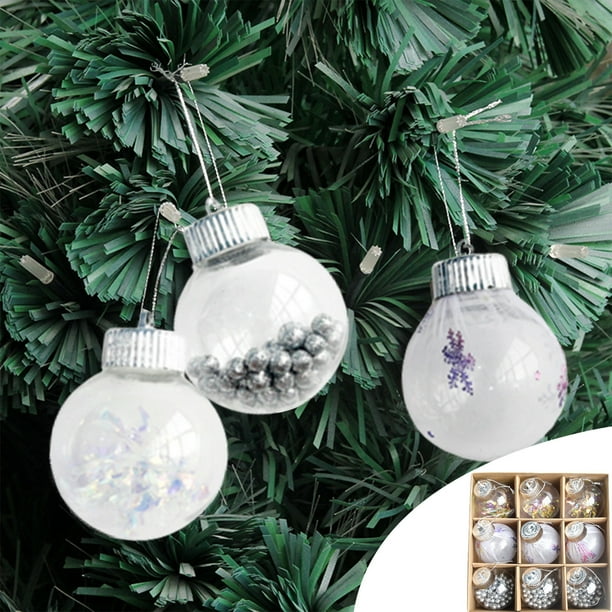 Plastic christmas balls discount