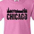 thumbnail image 4 of Inktastic Chicago Skyline Grunge Youth T-Shirt, 4 of 5
