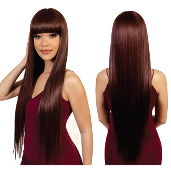 Fashion Souce Lace Front Wig - AUTUMN - 1B/BG