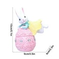 thumbnail image 3 of HongHeng Egg Polyresin Bunny Easter Decor,Table Easter Decorations,Spring Bunnies Decoration Statue Figurine for Home Farmhouse, 3 of 6