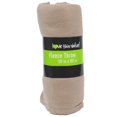 thumbnail image 1 of Imperial Home Cozy 50 X 60 Fleece Throw Blanket - Tan, 1 of 1