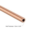 thumbnail image 3 of Uxcell 7mm OD 1.5mm Wall Thickness 100mm Length Copper Round Tube 3 Pack, 3 of 5