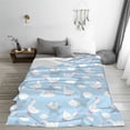 thumbnail image 5 of Sikiie Cute Goose On A Blue Sky Ultra-Soft Micro flannel Blanket Luxury All Seasons Warm Blanket for Bedding Sofa and Travel (4 sizes)-60"x50", 5 of 7