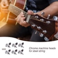 thumbnail image 4 of Greeniant Clavijas de afinación de guitarra de 6 piezas, máquina de afinadores flexibles para diestros resistentes al desgaste con botones, cuerda de Accesorios para instrumentos musicales Greeniant OD022551-00, 4 of 6