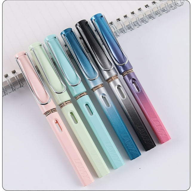 Hot! Fountainpen Smooth Writing Pen Extra Fine Nib Classicdesign Pocket Pen Gift for Women Men Schooloffice Red Useful Design Extra Drawing Writing Journal Practice Calligraphy Pens 2Ml