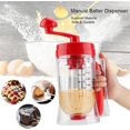thumbnail image 4 of Batter Mixer Dispenser Blender Cupcake Bakken Tool Handmatige Mixer, Handbediende Pannenkoek Machine, 4 of 5