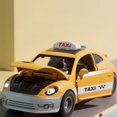thumbnail image 4 of bxhwj Taxi Toy Car for Kids, Push and Go Educational Toy with Music & Traffic Sounds, Interactive Learning Vehicle for Toddlers Ages 0-12, Classic Blue and Yellow Cab Design, 4 of 6