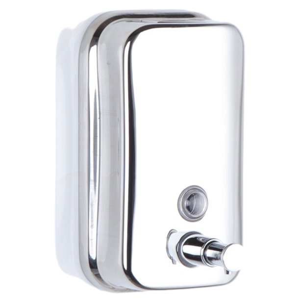 Dispensador de jabón con bomba manual de pared, acero inoxidable, caja desinfectante de manos montada en la pared para baño de hotel
