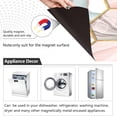 thumbnail image 3 of Front Dishwasher Magnet Sticker Cover Decorative Appliances Stickers Marble Hexagon Refrigerator Skins Dishwasher Panel Decals, 3 of 6