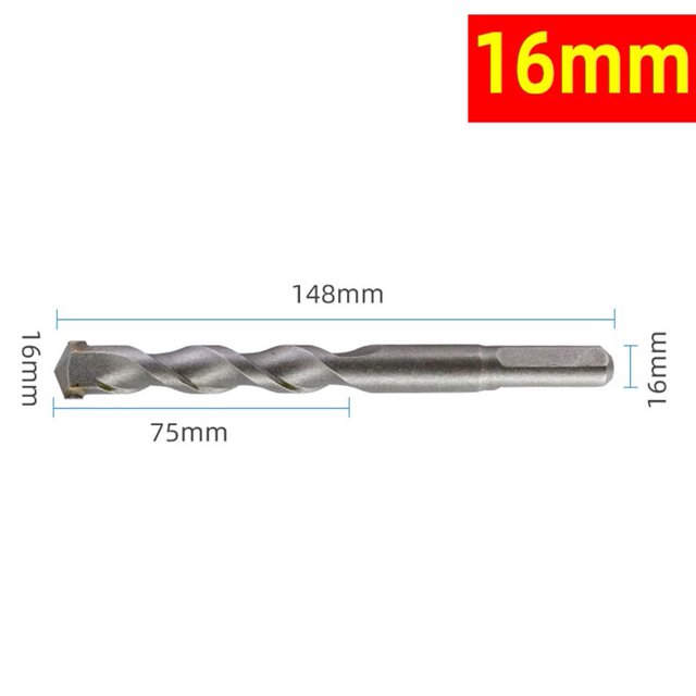 Broca de carburo multifuncional de 3-16 mm para baldosas de cerámica, madera, metal y hormigón.