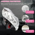 thumbnail image 6 of OhhGo Car Seat Sun Shade Cover, Baby Infant Car Seats Heat Protector, Keep Your Baby's Carseat at a Cooler Temperature, Reflective Baby Seat Covers for Car Seats Baby Travel Accessories, 2 Pack, 6 of 11