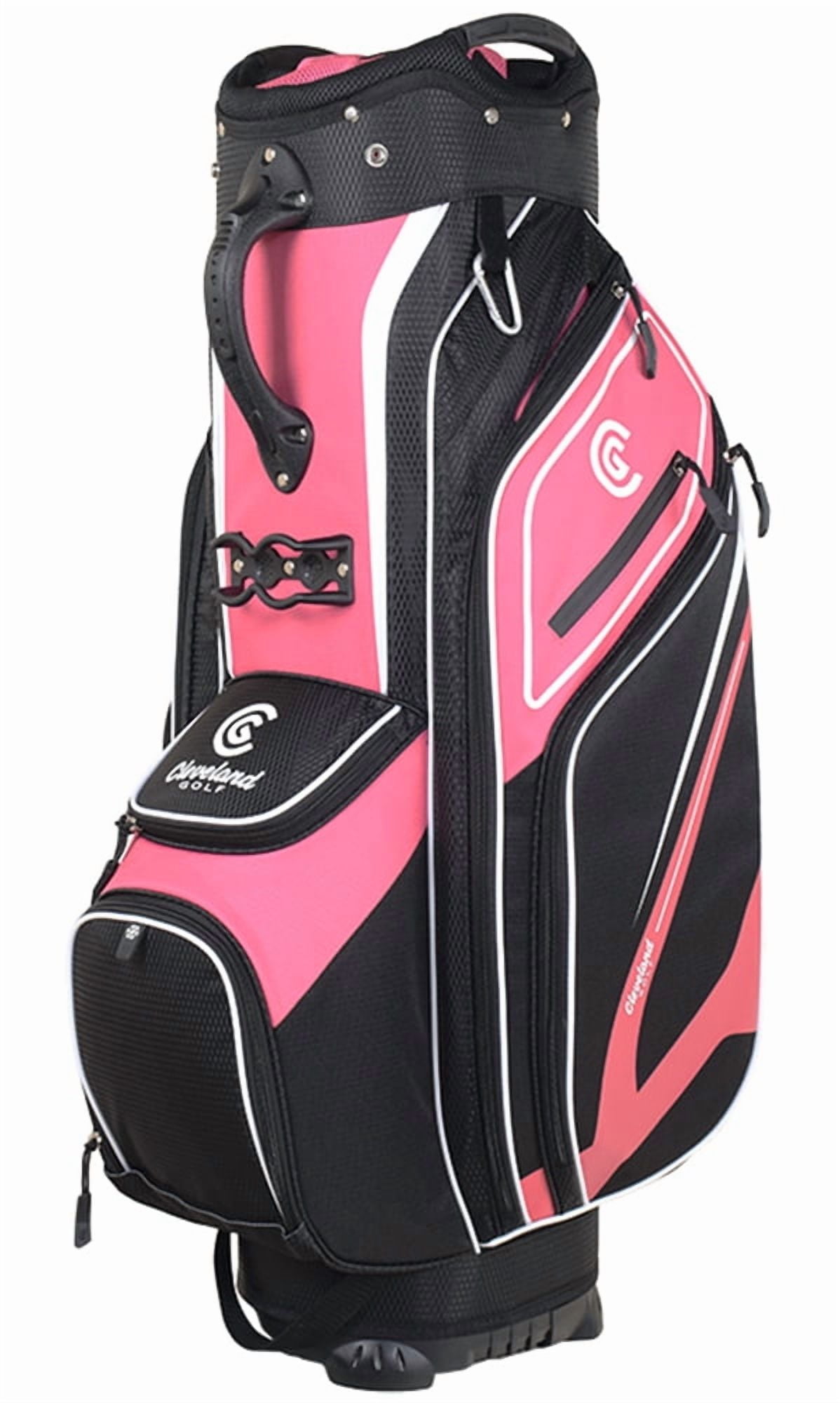 Cleveland Golf Ladies Lightweight Cart Bag Pink/Black