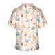thumbnail image 3 of Men's Short Sleeve V Neck Small Animals Print Chest Pocket Carer TopM, 3 of 3