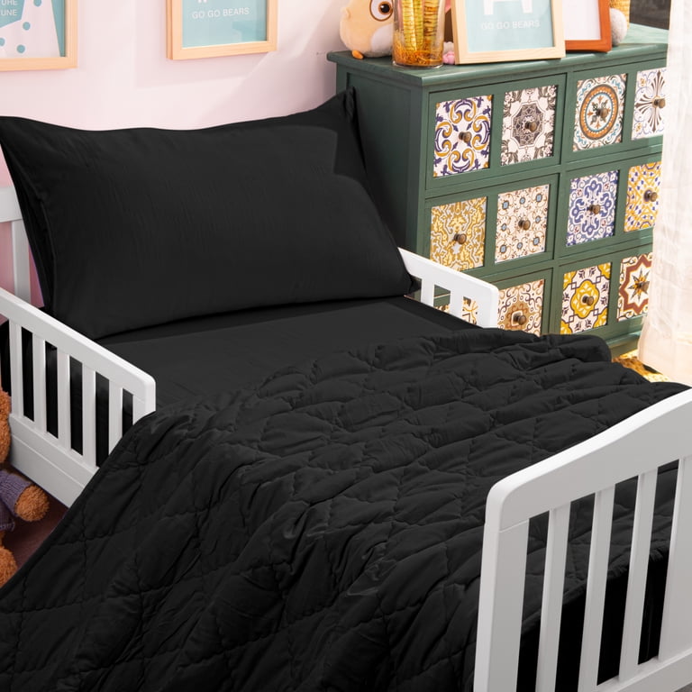 NTBAY 5-Piece Twin Bedding Set - Microfiber Oversize Toddler Sheet Set With Comforter, Aqua Color