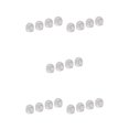 thumbnail image 3 of Baohd Pack of 4 Rhinestone Car Tire Valve Caps Diamond Shining Dustproof White Style A 5Set, 3 of 6