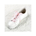 thumbnail image 6 of INSPIRE CHIC Women's 2.5cm Wide Flat Shoelaces Gradient Color Organza Shoe Strings 180cm/71" Pink White, 6 of 6