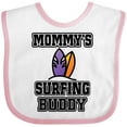 thumbnail image 3 of Inktastic Mommy Surfing Buddy Surfboard Boys or Girls Baby Bib, 3 of 4