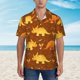 thumbnail image 2 of Fotbe Dinosaurs and Leaves Camisa Hawaiana para Hombre Unisex – Camisa Casual de Verano con Botones de Manga Corta de Algodón y Lino,X-Large, 2 of 7