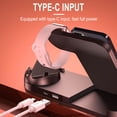 thumbnail image 5 of InsCrazy Wireless Charger 6 in 1 Charger Station /Android/Type-C Fast Wireless Charging Dock Stand for /Air-Pods Christmas Charging Folding Bracket, 5 of 9