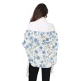 thumbnail image 4 of FORMRS Womens Scarf Winter Soft Long Big Warm Shawls Wrap Tassel Scarves, Forget Me Not, 4 of 9