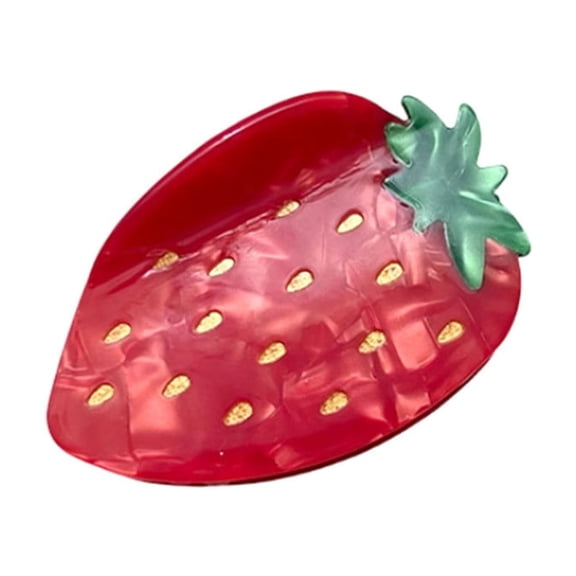 Strawberry Hair Clips for Women Girls Fashion Unique Strong Hold Barrettes Hair Accessories