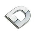 thumbnail image 4 of Walbest 1PC 3D Chrome Car Emblem Sticker Alphabet Letter Number Symbol Badge Decal, 4 of 7