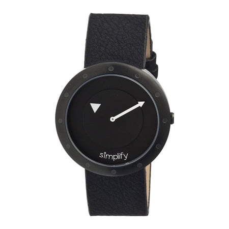 Simplify The 2200 Leather-Band Unisex Watch