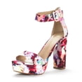 thumbnail image 1 of Sandalia DREAM PAIRS Orinthia Floral con Plataforma y Tacón Talla 6, 1 of 7