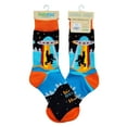 thumbnail image 4 of We Don't Believe in Humans Funny Novelty Crew Socks for Women, 4 of 4