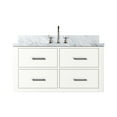 thumbnail image 2 of White Bathroom Vanity 36 In. X 22 In., Marble Top & Faucet Included, Soft Close, Solid Wood, Bath In White, Countertop Wood Frame,, 2 of 5