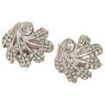 thumbnail image 2 of Fiudx Pendientes de Hoja con Tachuelas, Joyería de Aleación con Diseño de Copo de Nieve, Accesorio Brillante para Uso Diario, Regalo Perfecto para Cumpleaños, Aniversarios y Bodas, Ideal para Cóctele, 2 of 6