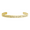 Gold, variant on Romans 8:28 Gold Cuff Bracelet – All Things Work Together for Good Color: Gold