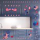 thumbnail image 4 of Dwarf Americans Independence Day PVC Frosted Stickers Children's Room Wall Stickers Wall Decoration Stickers, 4 of 7