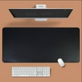 thumbnail image 3 of Large Mouse Pad with Cork Bottom, Non-Slip Design for Office & Gaming, Soft Leather Surface, Desk Protector for Home, Work, Kitchen Use, 1 Pack, 3 of 5