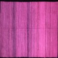 thumbnail image 1 of Ahgly Company Indoor Square Abstract Pink Modern Area Rugs, 7' Square, 1 of 4