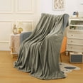 thumbnail image 1 of Manta de franela suave y peluda para siestas de verano, manta ligera y acogedora de 120x200cm, poliéster lavable a máquina, opciones multicolores, funda de sofá cama para oficina en casa, 1 of 6