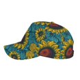 thumbnail image 5 of Kdxio Unisex Sunflowers Pattern Baseball Cap Unisex Washed Classic Adjustable Hat, 5 of 8