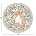 thumbnail image 4 of Sweet Jojo Designs Vintage Floral Blue Yellow Girl Baby Playmat Tummy Time Infant Play Mat - Slate Green Gold Orange Taupe Beige White Shabby Chic Rose Flower Boho Bohemian Farmhouse Roses Wildflower, 4 of 4