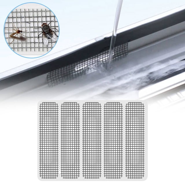 Window Screen Repair Patches,Screen Door Replacement Repair Kit,Self-Adhesive Screen Kit Fiberglass Screen Patches Mesh Repair Suitable for Repairing Holes&Tears, 0.59x2.36"