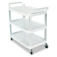thumbnail image 3 of Rubbermaid Commercial Open Sided Utility Cart, Three-Shelf, 40.63w x 20d x 37.81h, Off-White -RCP409100CM, 3 of 3
