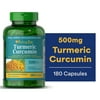Puritan's Pride Turmeric Curcumin 500 mg-180 Capsules