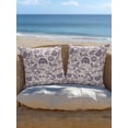 thumbnail image 5 of 1 Pack Outdoor Throw Pillow, Purple Spring Floral Waterproof Pillow with Insert Included, Summer Botanical Farmhouse Decorative Accent Cushion Sofa Pillows for Patio Porch, 18 x 18 In, 5 of 8
