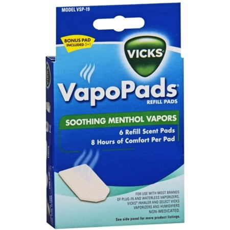 Vicks Scent Pads VSP-19 6 Each (Pack of 6)